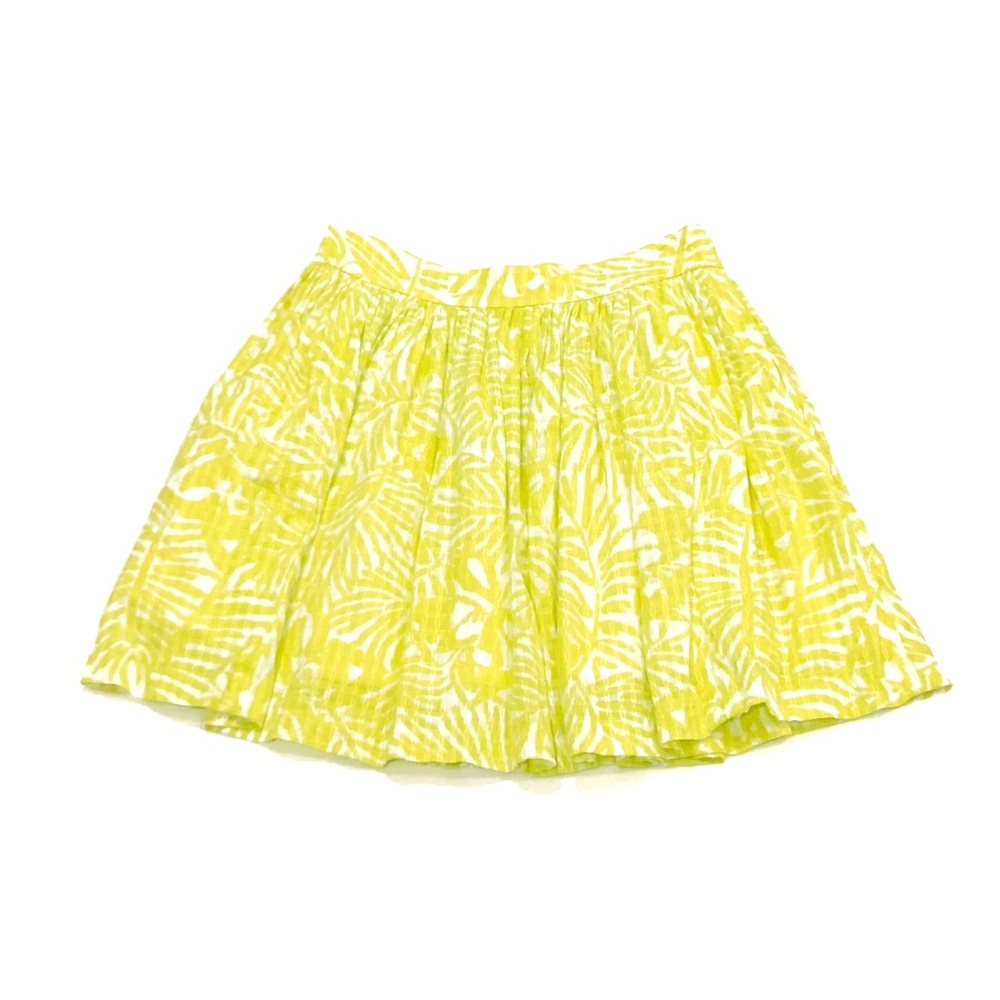 Kate Spade • Yellow/White Floral Abstract Skirt
